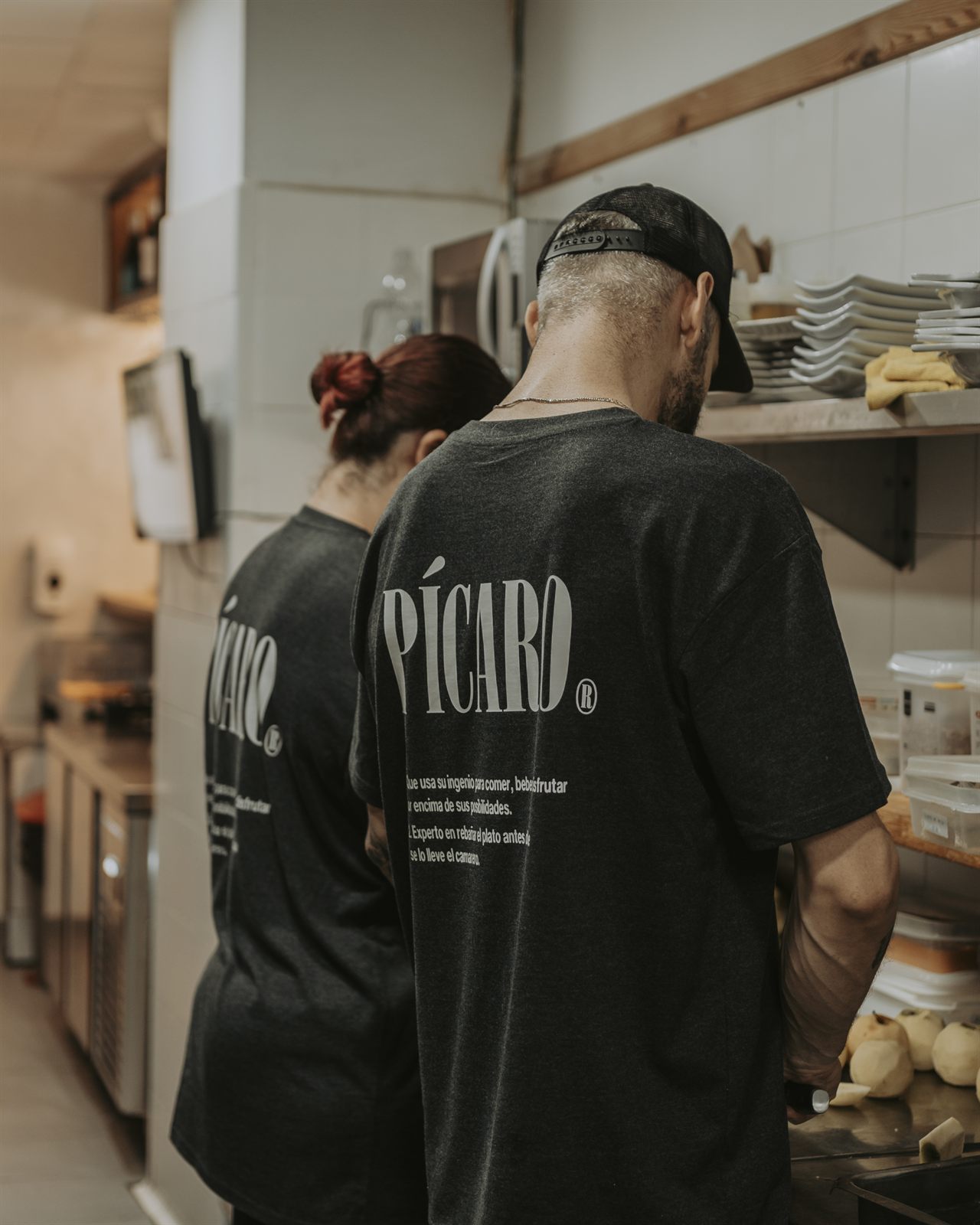Equipo de Pícaro en cocina